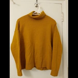 LOFT boxy turtleneck sweater